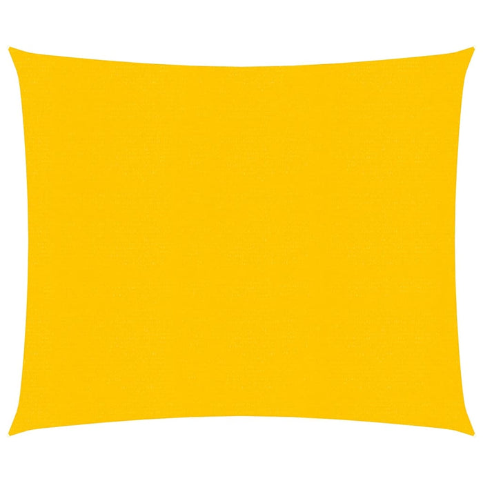 vidaXL Sunshade Sail 160 g/m² Square Yellow 4x4 m HDPE