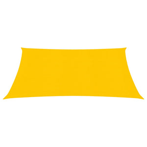 vidaXL Sunshade Sail 160 g/m² Square Yellow 4x4 m HDPE