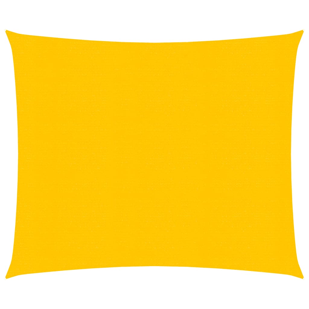 vidaXL Sunshade Sail 160 g/m² Square Yellow 4.5x4.5 m HDPE