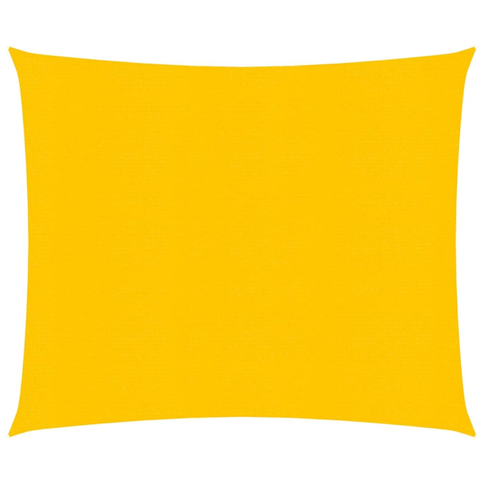 vidaXL Sunshade Sail 160 g/m² Square Yellow 5x5 m HDPE