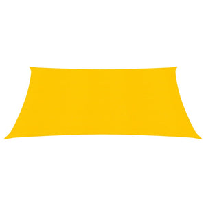 vidaXL Sunshade Sail 160 g/m² Rectangular Yellow 2x2.5 m HDPE