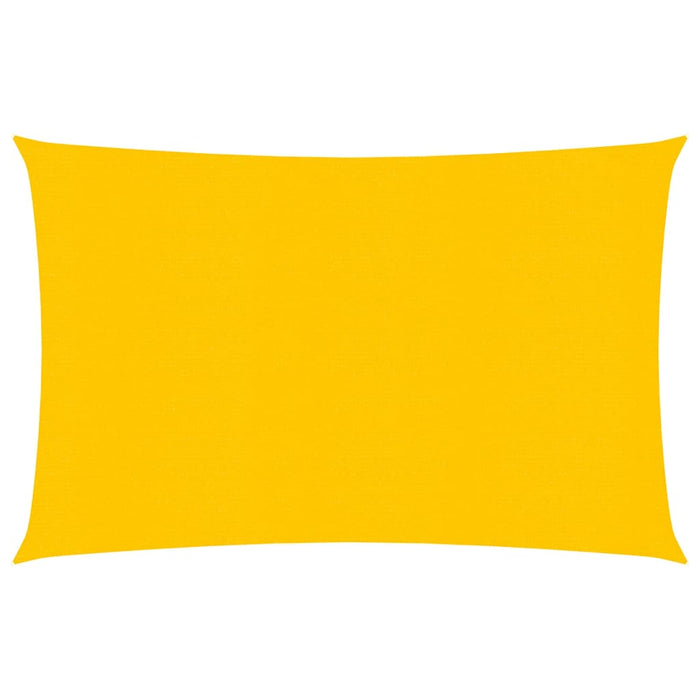 vidaXL Sunshade Sail 160 g/m² Rectangular Yellow 2x3 m HDPE