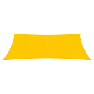 vidaXL Sunshade Sail 160 g/m² Rectangular Yellow 2x3 m HDPE