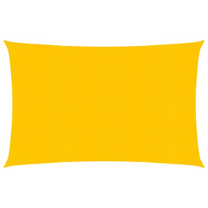 vidaXL Sunshade Sail 160 g/m² Yellow 2.5x4.5 m HDPE