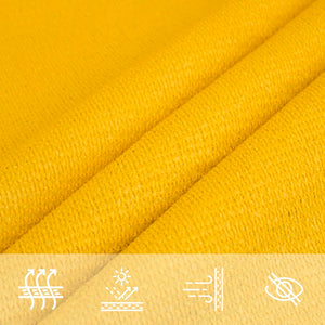 vidaXL Sunshade Sail 160 g/m² Yellow 2.5x4.5 m HDPE