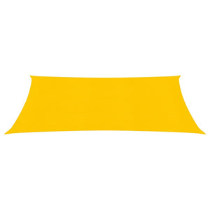 vidaXL Sunshade Sail 160 g/m² Yellow 3x5 m HDPE