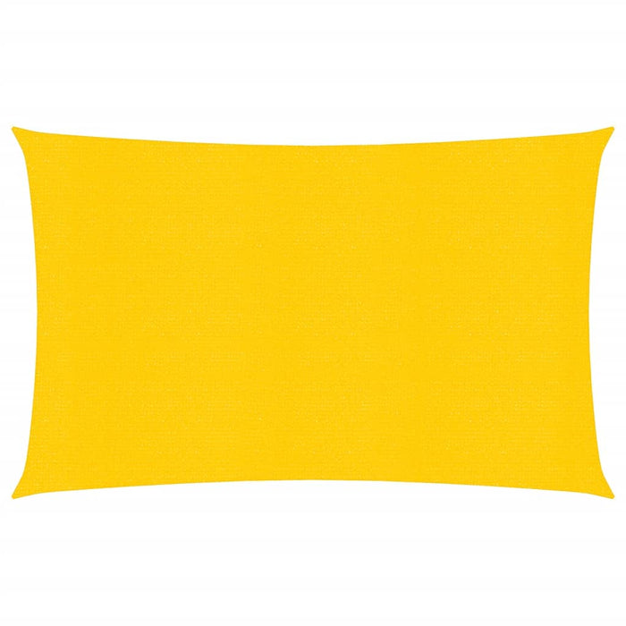 vidaXL Sunshade Sail 160 g/m² Rectangular Yellow 4x6 m HDPE