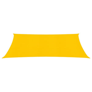 vidaXL Sunshade Sail 160 g/m² Rectangular Yellow 4x6 m HDPE