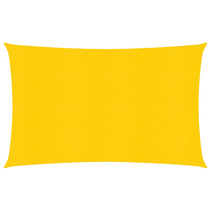 vidaXL Sunshade Sail 160 g/m² Rectangular Yellow 5x7 m HDPE