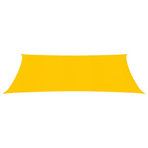 vidaXL Sunshade Sail 160 g/m² Rectangular Yellow 5x7 m HDPE