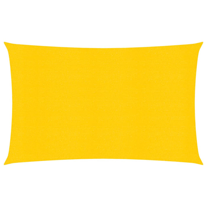 vidaXL Sunshade Sail 160 g/m² Rectangular Yellow 6x8 m HDPE