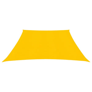 vidaXL Sunshade Sail 160 g/m² Yellow 3/4x3 m HDPE