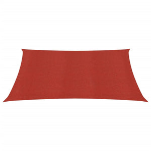 vidaXL Sunshade Sail 160 g/m² Red 2x2 m HDPE