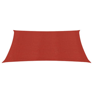 vidaXL Sunshade Sail 160 g/m² Red 3x3 m HDPE