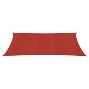 vidaXL Sunshade Sail 160 g/m² Red 3x6 m HDPE