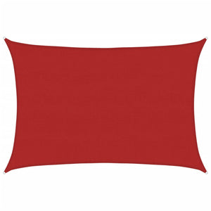 vidaXL Sunshade Sail 160 g/m² Red 5x7 m HDPE