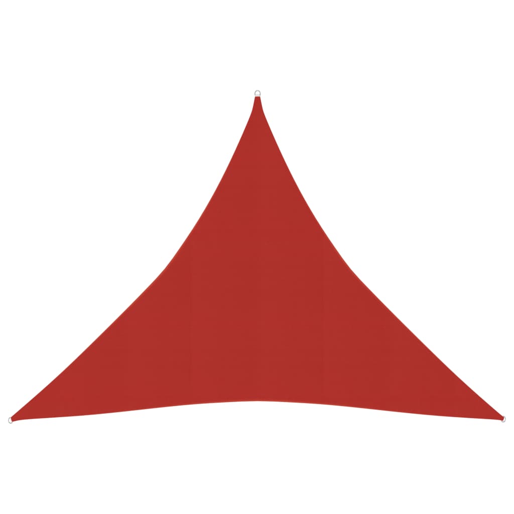 vidaXL Sunshade Sail 160 g/m² Red 4x4x4 m HDPE