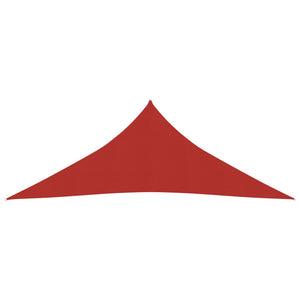 vidaXL Sunshade Sail 160 g/m² Red 4x4x4 m HDPE