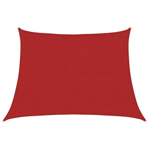 vidaXL Sunshade Sail 160 g/m² Red 4/5x3 m HDPE