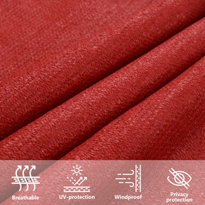 vidaXL Sunshade Sail 160 g/m² Red 4/5x3 m HDPE