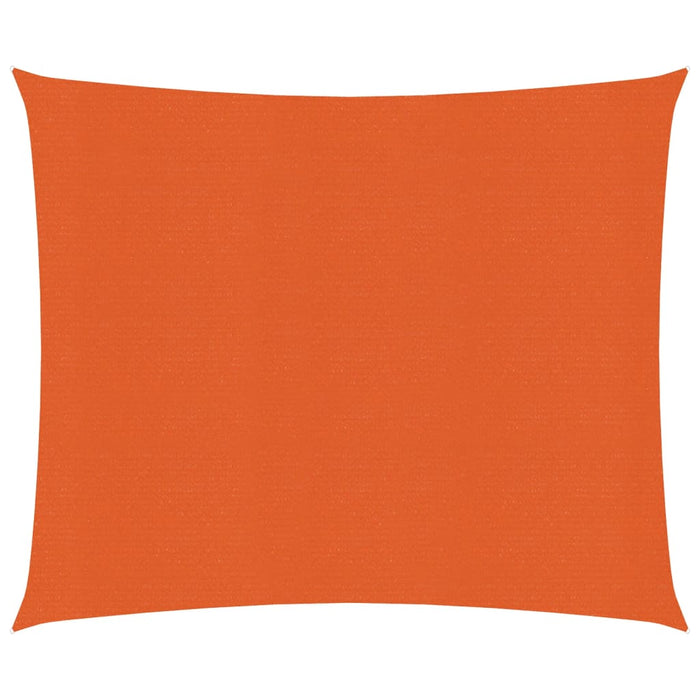 vidaXL Sunshade Sail 160 g/m² Orange 3x3 m HDPE