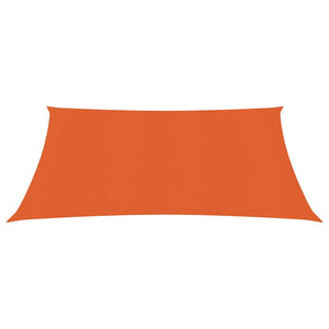 vidaXL Sunshade Sail 160 g/m² Orange 3x3 m HDPE