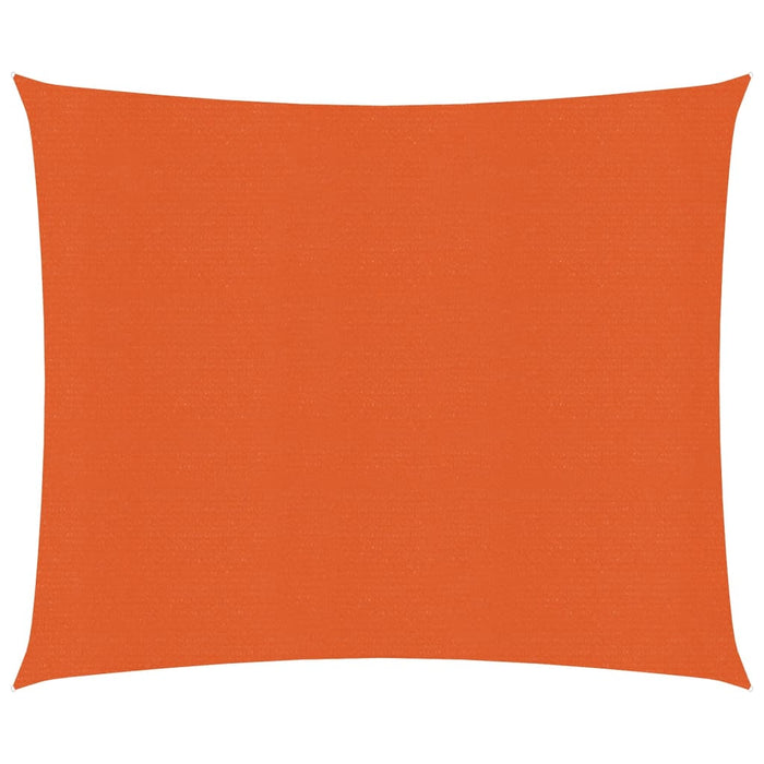 vidaXL Sunshade Sail 160 g/m² Orange 3.6x3.6 m HDPE