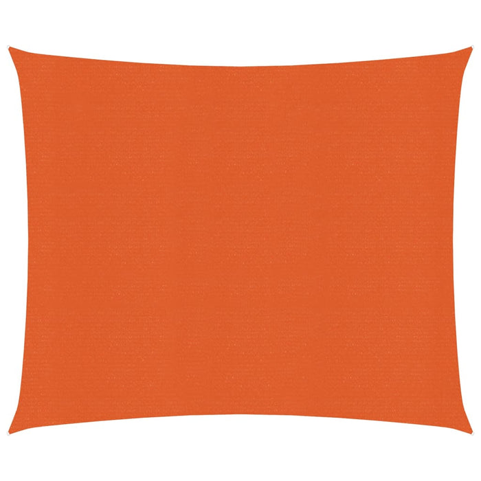 vidaXL Sunshade Sail 160 g/m² Orange 2x2.5 m HDPE