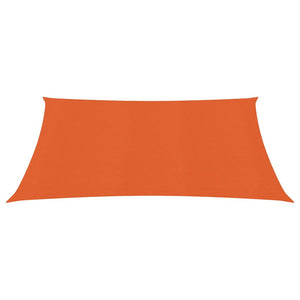 vidaXL Sunshade Sail 160 g/m² Orange 2x2.5 m HDPE