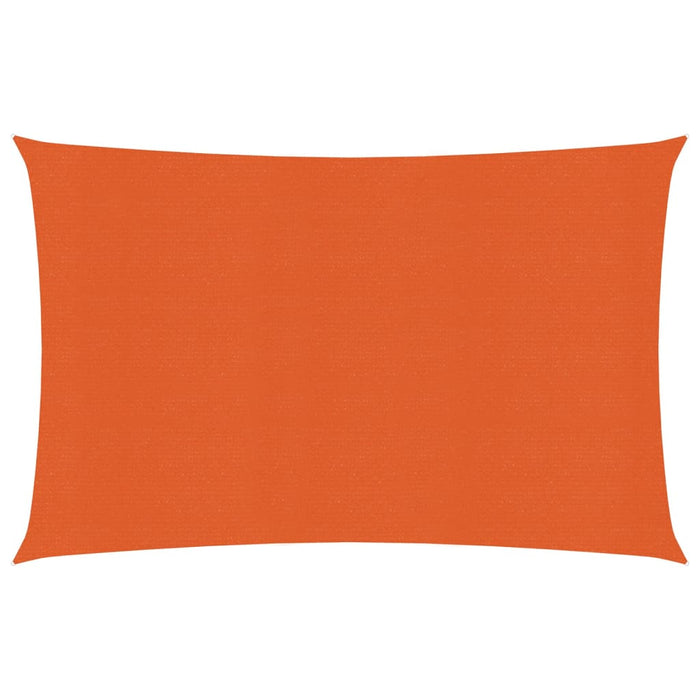 vidaXL Sunshade Sail 160 g/m² Orange 2x3 m HDPE