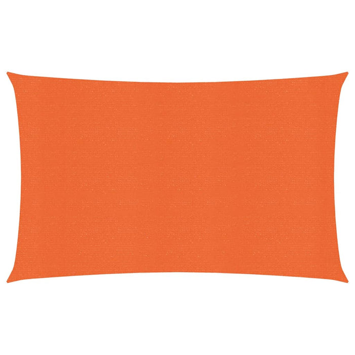 vidaXL Sunshade Sail 160 g/m² Rectangular Orange 3x5 m HDPE