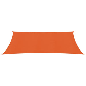 vidaXL Sunshade Sail 160 g/m² Rectangular Orange 3x6 m HDPE