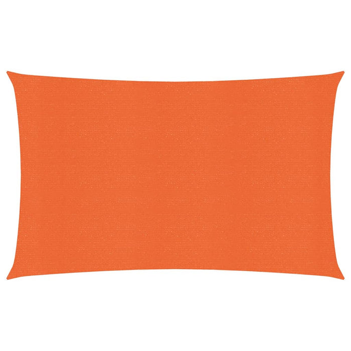 vidaXL Sunshade Sail 160 g/m² Orange 3.5x5 m HDPE