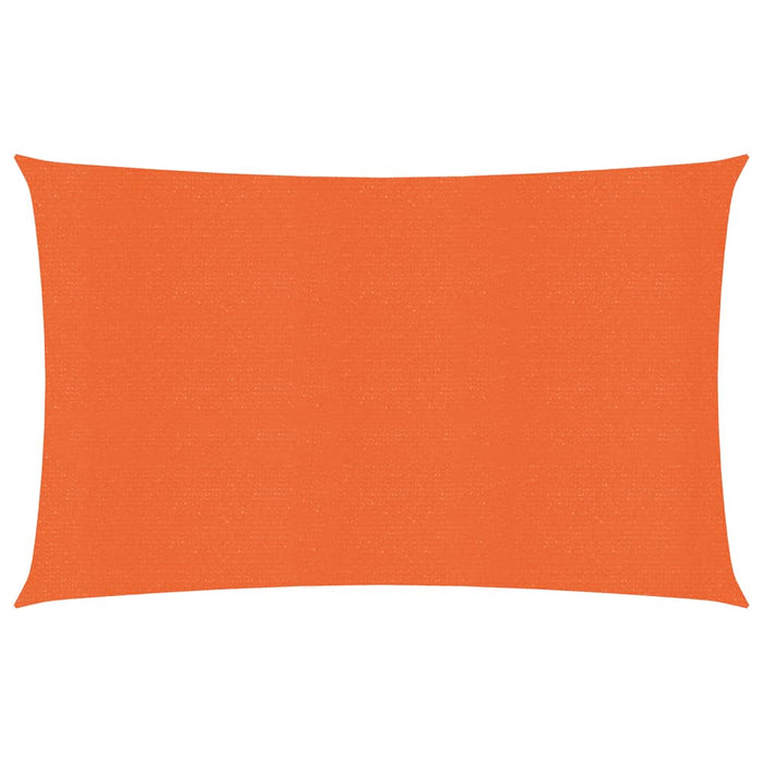 vidaXL Sunshade Sail 160 g/m² Rectangular Orange 5x7 m HDPE