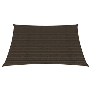 vidaXL Sunshade Sail 160 g/m² Brown 3x3 m HDPE