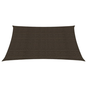 vidaXL Sunshade Sail 160 g/m² Brown 2x2.5 m HDPE