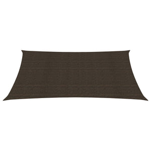 vidaXL Sunshade Sail 160 g/m² Brown 2x3 m HDPE