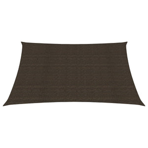 vidaXL Sunshade Sail 160 g/m² Brown 2.5x3 m HDPE