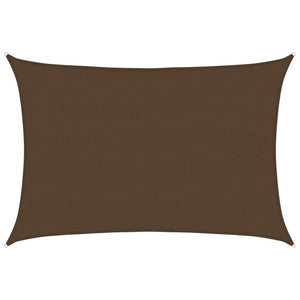 vidaXL Sunshade Sail 160 g/m² Brown 5x7 m HDPE