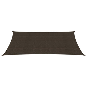 vidaXL Sunshade Sail 160 g/m² Brown 5x8 m HDPE