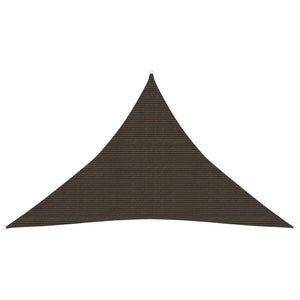 vidaXL Sunshade Sail 160 g/m² Brown 4x4x5.8 m HDPE