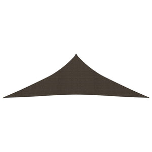 vidaXL Sunshade Sail 160 g/m² Brown 4x4x5.8 m HDPE