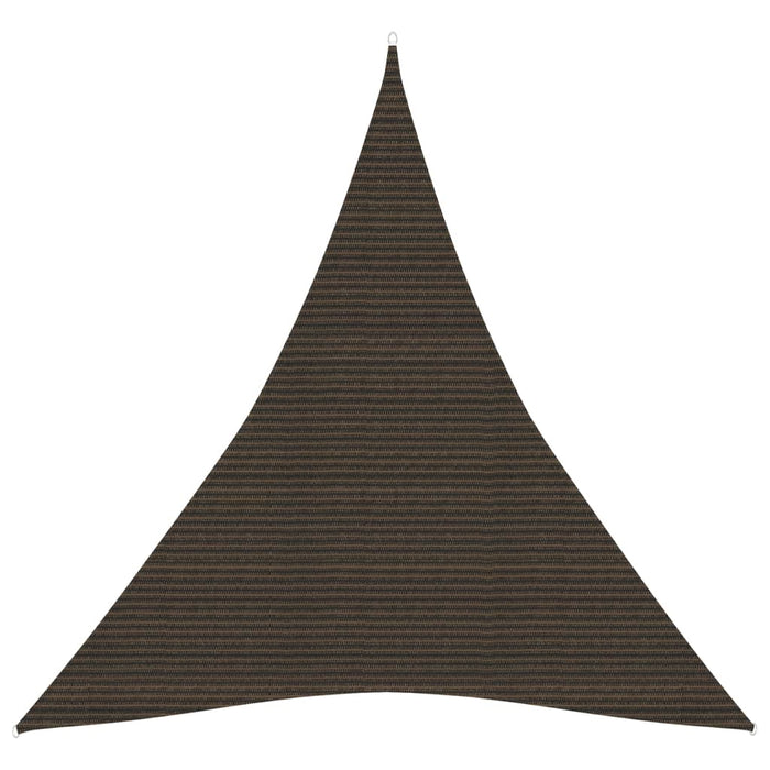 vidaXL Sunshade Sail 160 g/m² Brown 5x6x6 m HDPE