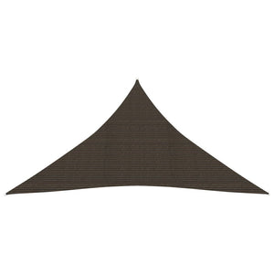 vidaXL Sunshade Sail 160 g/m² Brown 5x6x6 m HDPE