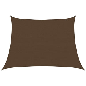 vidaXL Sunshade Sail 160 g/m² Brown 4/5x3 m HDPE