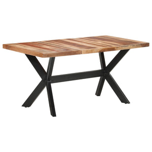 vidaXL Dining Table 160x80x75 cm Solid Wood with Honey Finish