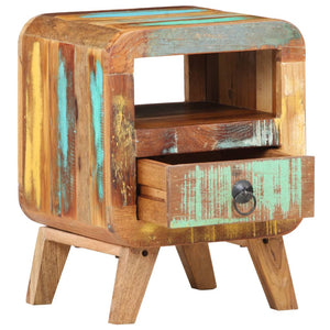 vidaXL Bedside Cabinet 30x30x41 cm Solid Reclaimed Wood