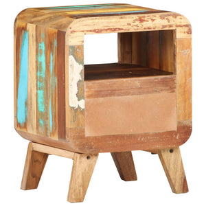 vidaXL Bedside Cabinet 30x30x41 cm Solid Reclaimed Wood