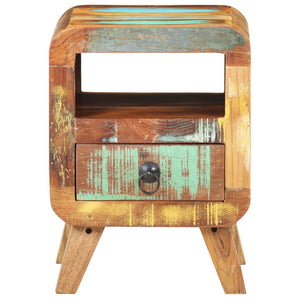 vidaXL Bedside Cabinet 30x30x41 cm Solid Reclaimed Wood