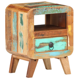 vidaXL Bedside Cabinet 30x30x41 cm Solid Reclaimed Wood